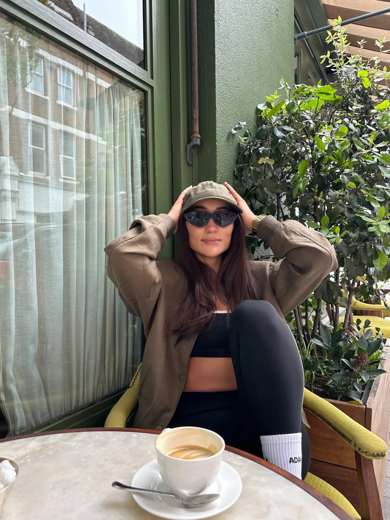 Olive baseball cap - BONITA