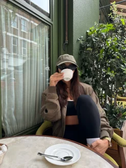Olive baseball cap - BONITA