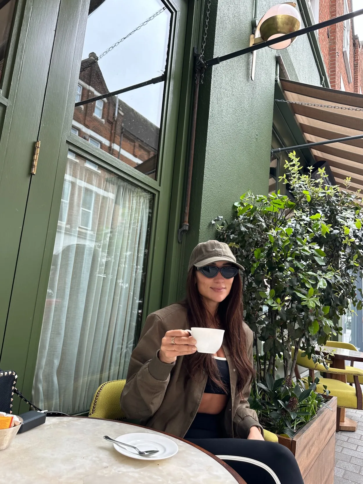Olive baseball cap - BONITA