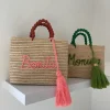 Personalised Raffia Palm Basket