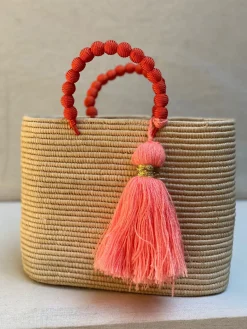 Personalised Raffia Palm Basket