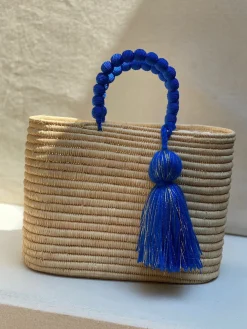 Personalised Raffia Palm Basket