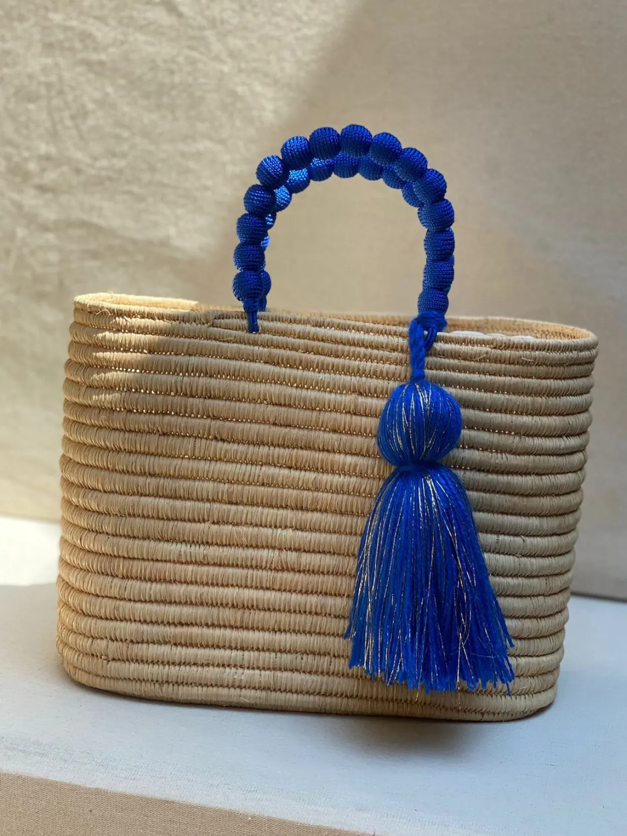 Personalised Raffia Palm Basket