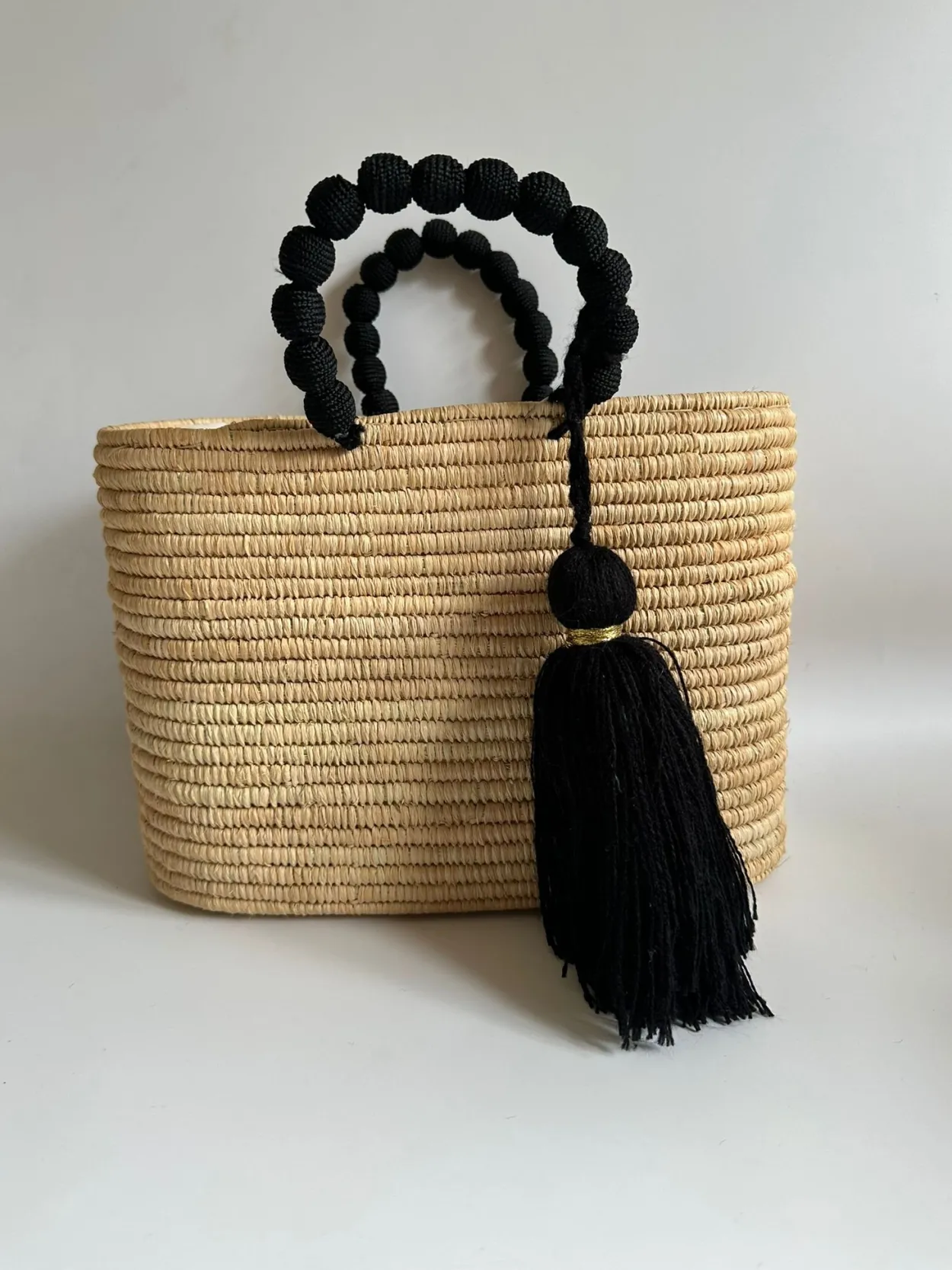Personalised Raffia Palm Basket
