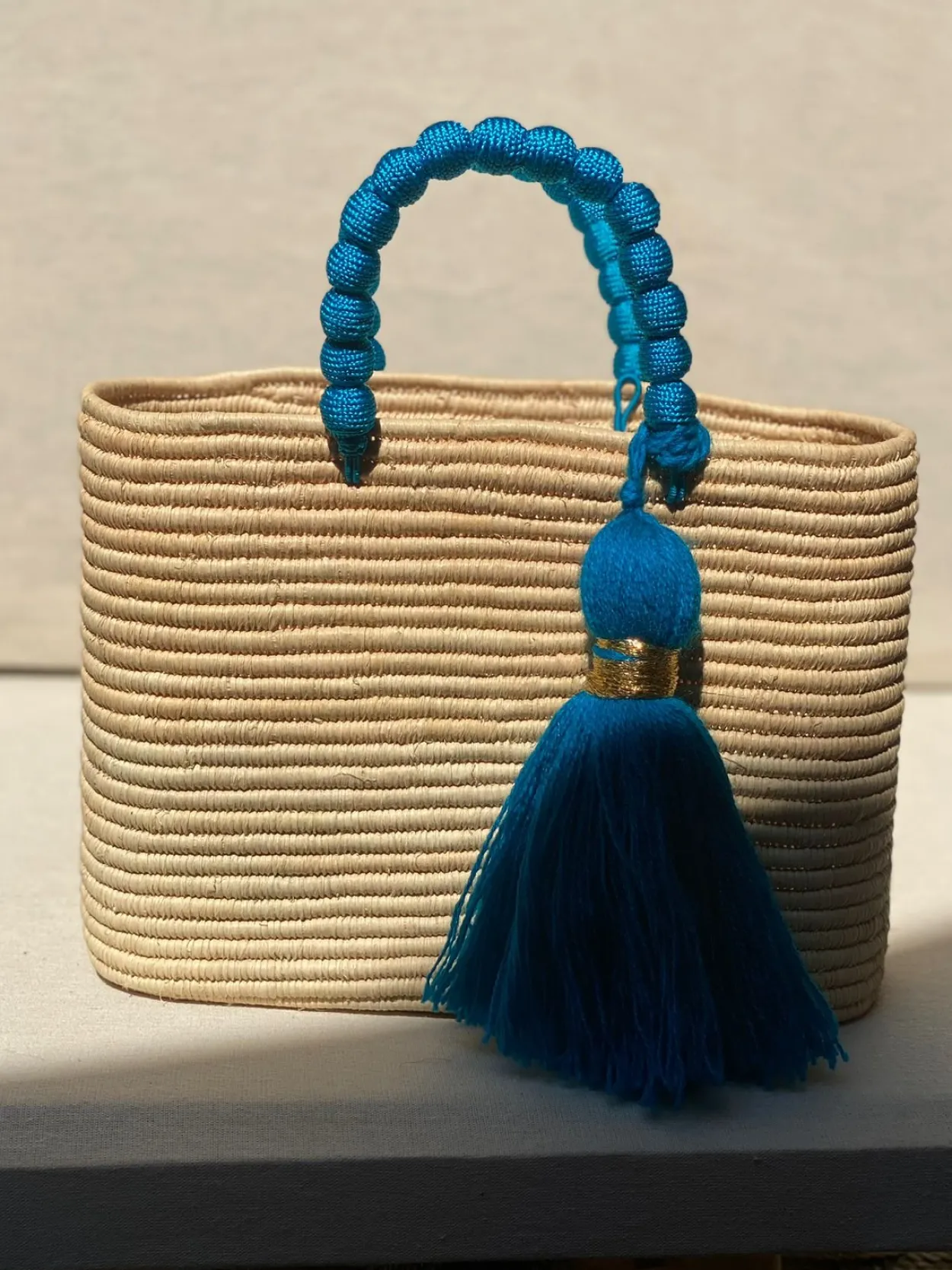 Personalised Raffia Palm Basket