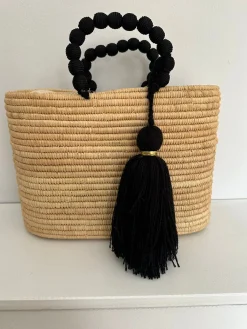 Personalised Raffia Palm Basket