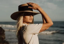 St Lucia - Palm Leaf Boater Hat