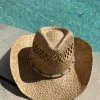 THE ADULT COWBOY HAT - STRAWBERRY PEARL BEAD BAND
