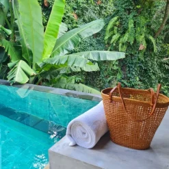 The Bali Rattan Bucket Basket