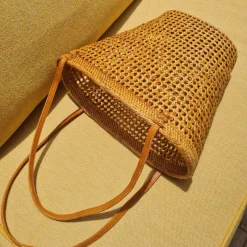 The Bali Rattan Bucket Basket