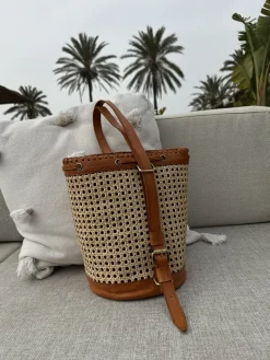 The Bali Rattan Duffle Bag