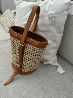 The Bali Rattan Duffle Bag