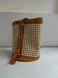 The Bali Rattan Duffle Bag