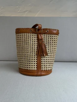 The Bali Rattan Duffle Bag