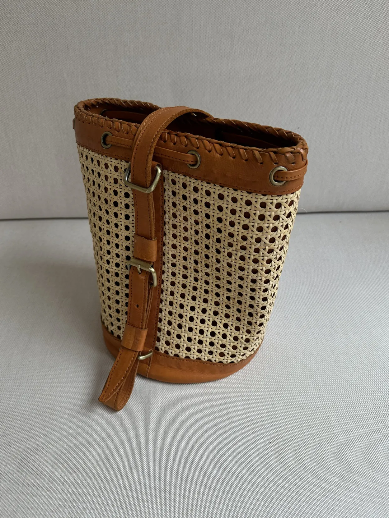 The Bali Rattan Duffle Bag