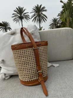 The Bali Rattan Duffle Bag