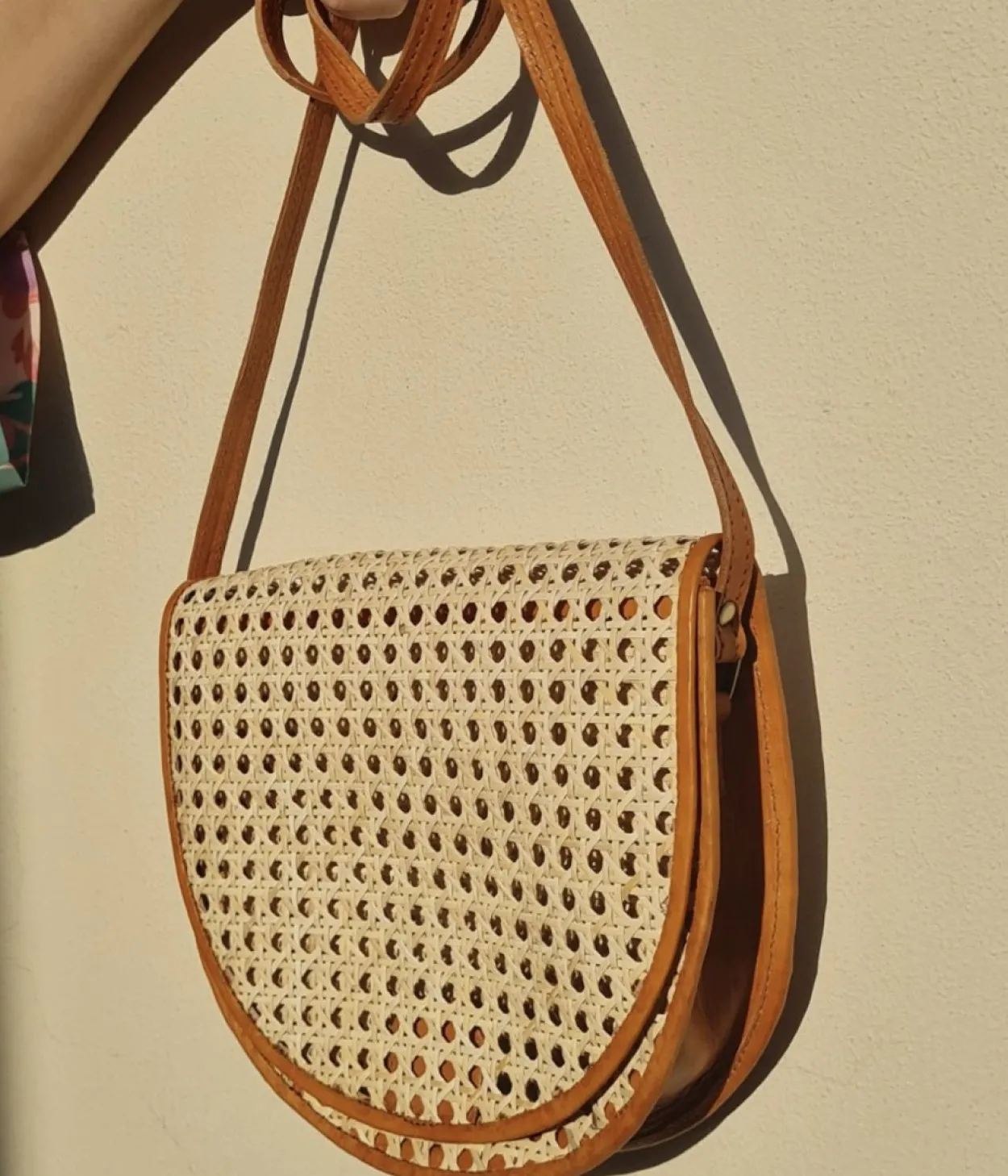 The Bali Rattan Shoulder Bag