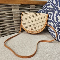 The Bali Rattan Shoulder Bag