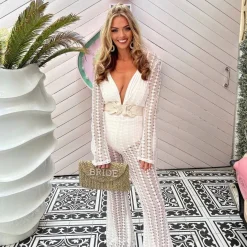 The Bride Pearl Clutch