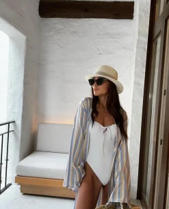 The Classic Fedora - Cream with Taupe Band