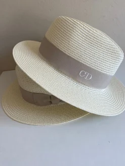The Classic Fedora - Cream with Taupe Band