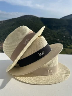 The Classic Fedora - Cream with Taupe Band