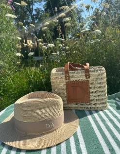 The Classic Fedora - Natural with Camel Band
