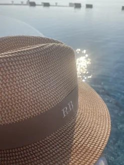 The Classic Fedora - Natural with Camel Band