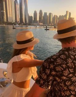 The Classic Fedora - Natural with Black Band