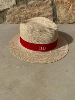 The Classic Fedora - Natural with Red Band