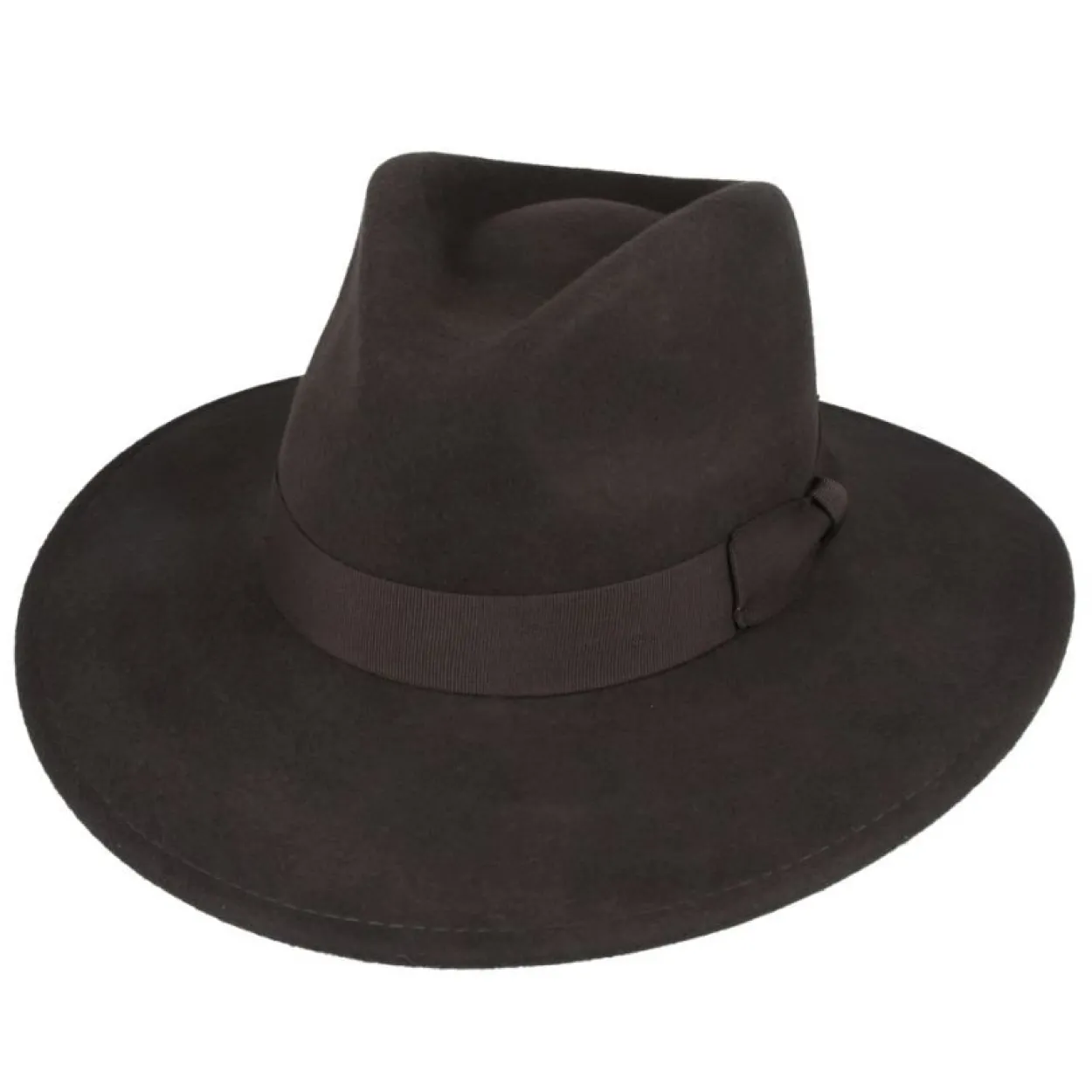 The Classic Wool Fedora - Brown