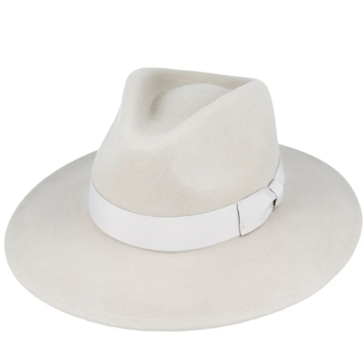 The Classic Wool Fedora - Stone