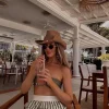 The cowboy hat with shell band