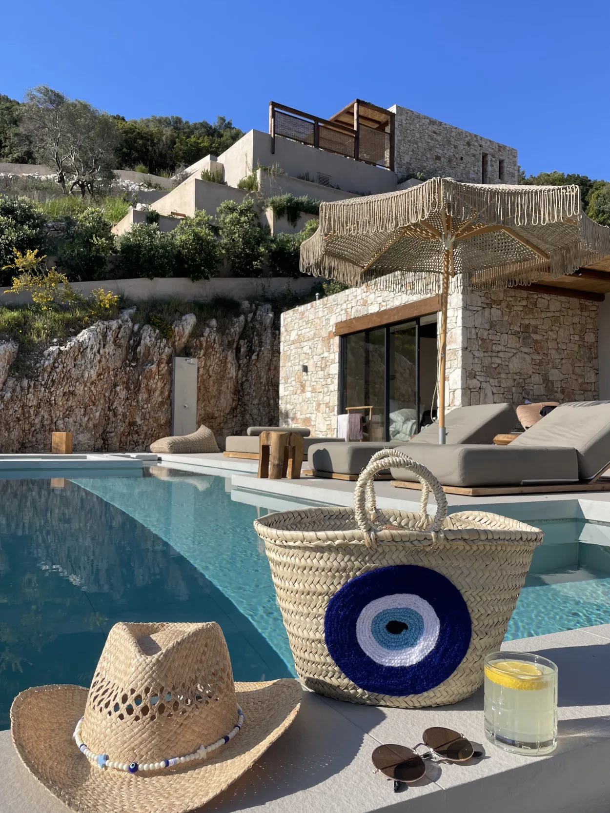 The Evil Eye Basket Large