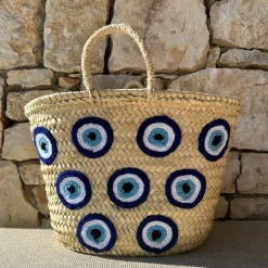 The Evil Eye Basket Large (Multiple Eyes)