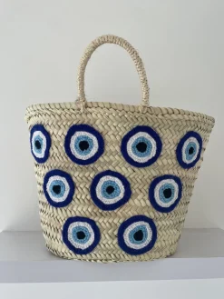 The Evil Eye Basket Large (Multiple Eyes)