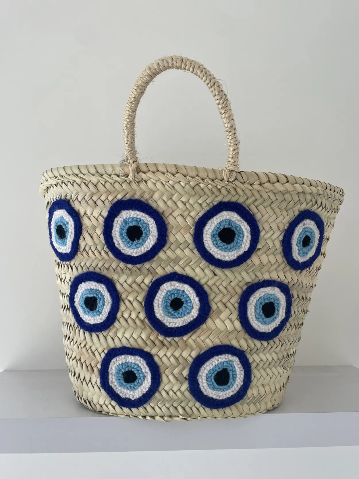 The Evil Eye Basket Large (Multiple Eyes)