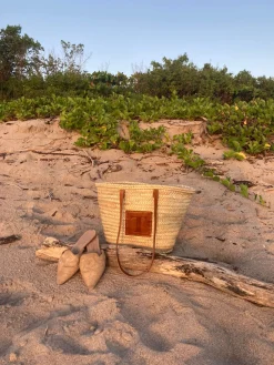 The Leather Letter Basket