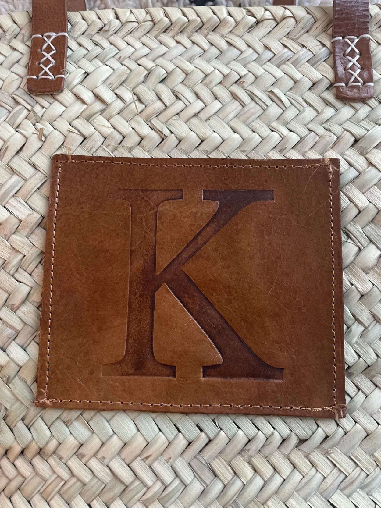 The Leather Letter Basket