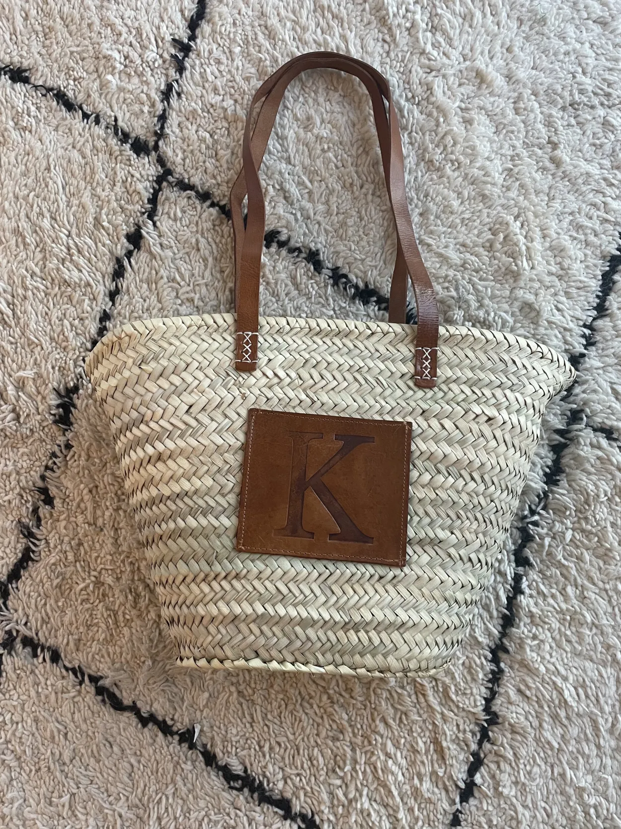 The Leather Letter Basket