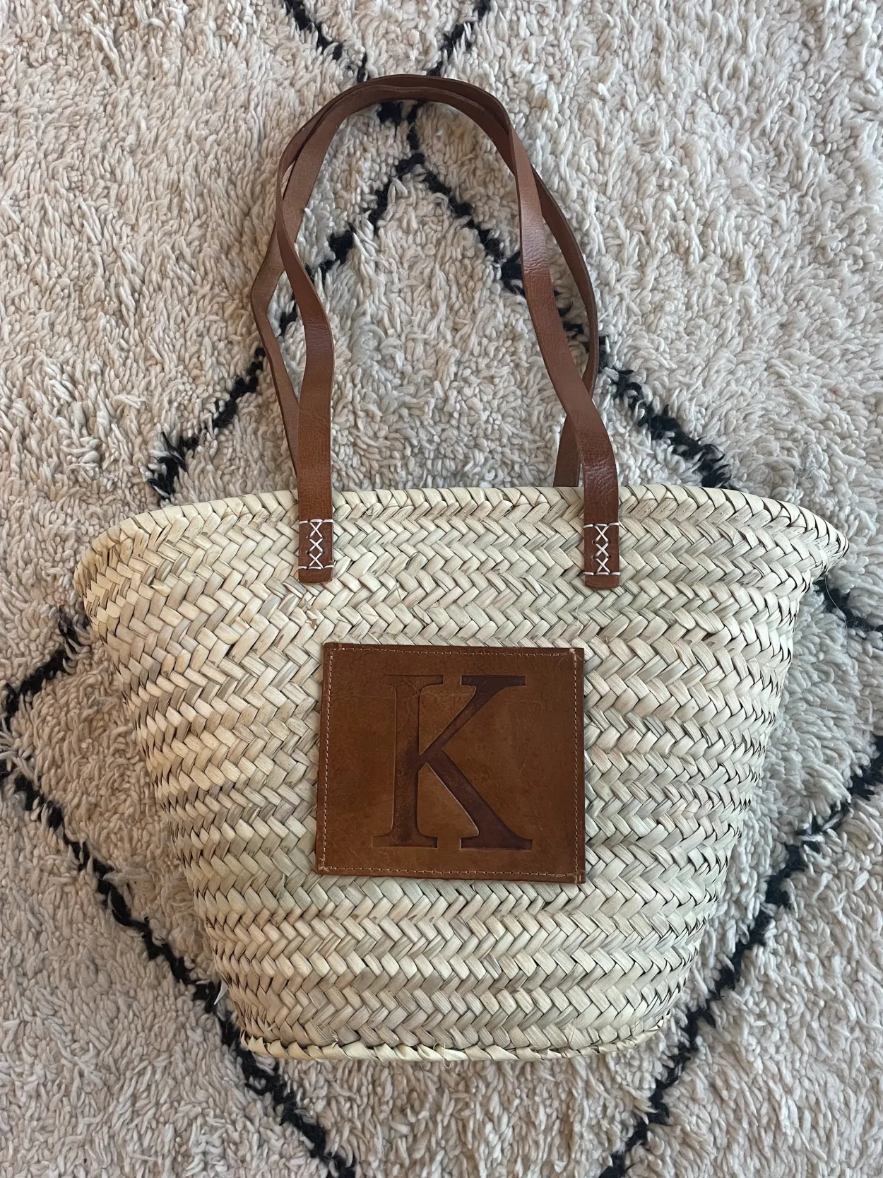 The Leather Letter Basket