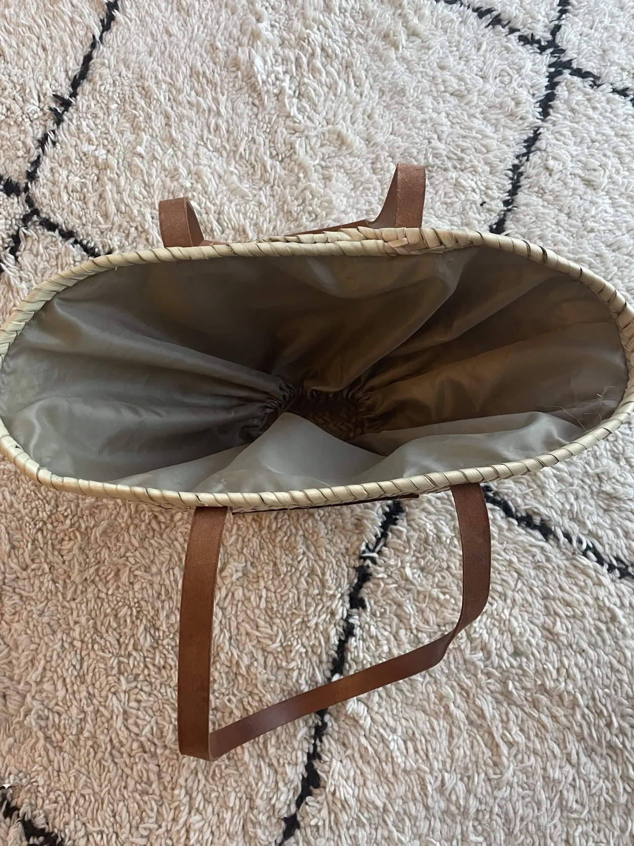 The Leather Letter Basket