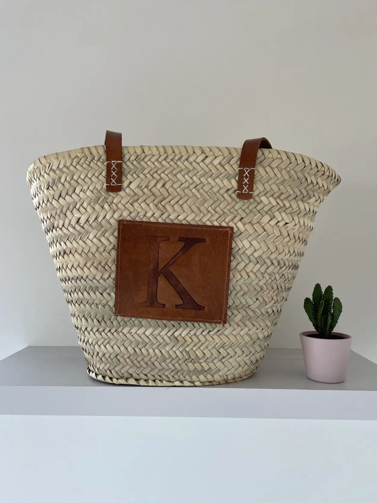 The Leather Letter Basket
