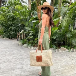 The Leather Letter Shopper