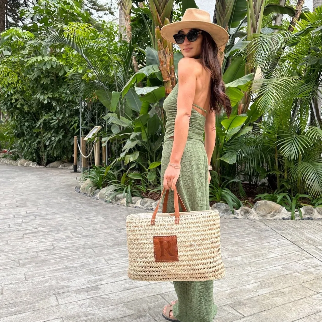 The Leather Letter Shopper