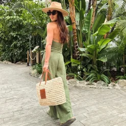 The Leather Letter Shopper