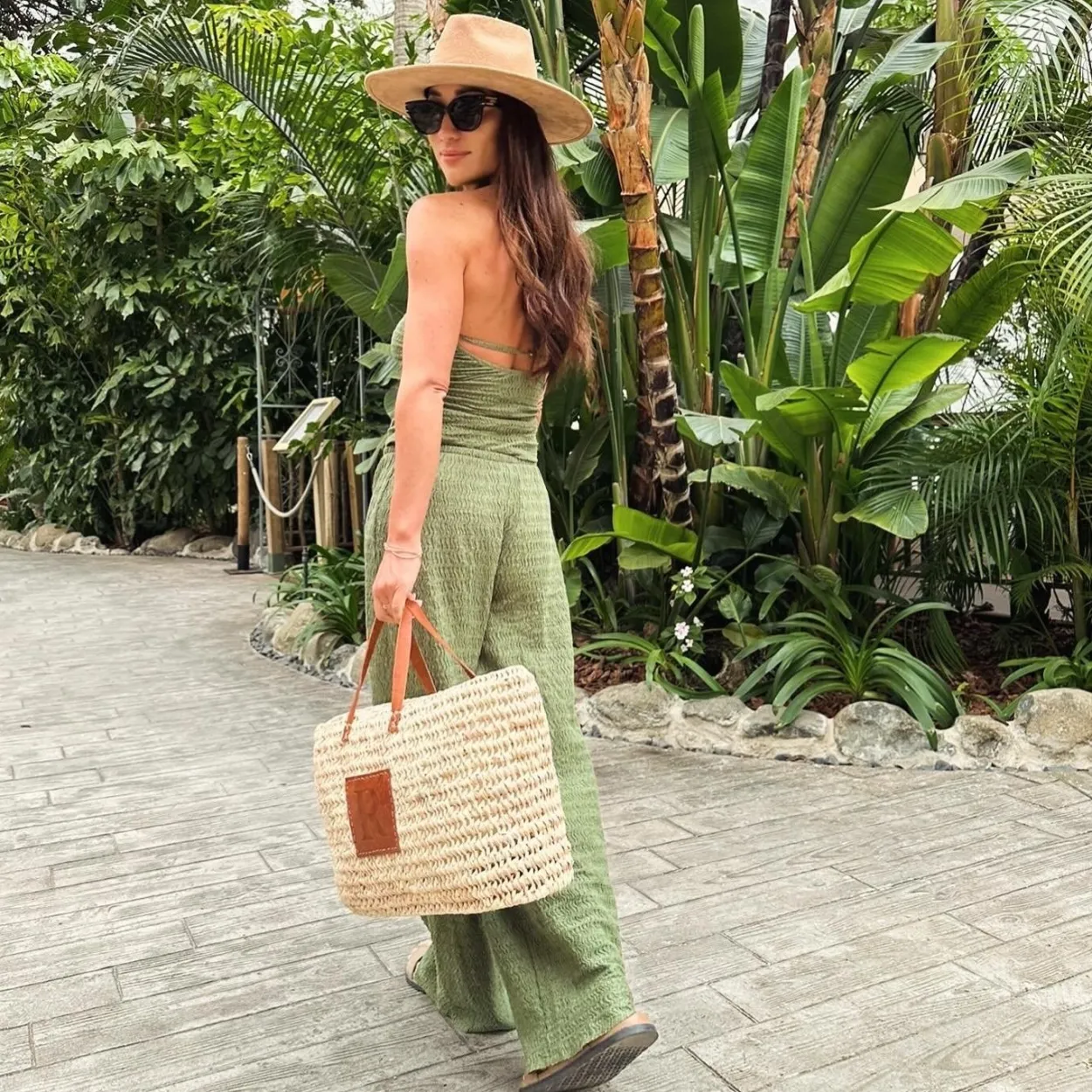 The Leather Letter Shopper