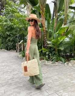 The Leather Letter Shopper