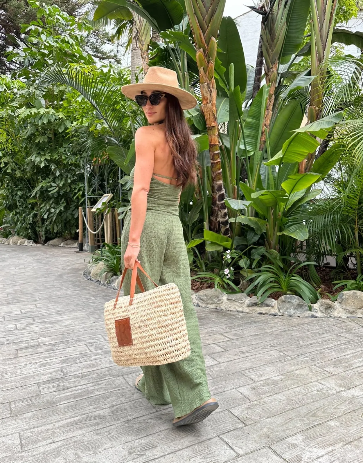 The Leather Letter Shopper