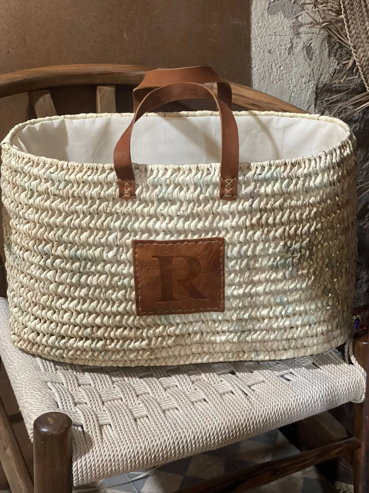The Leather Letter Shopper